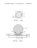 Reliable metal bumps on top of I/O pads after removal of test probe marks diagram and image