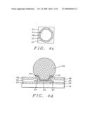 Reliable metal bumps on top of I/O pads after removal of test probe marks diagram and image