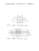 Reliable metal bumps on top of I/O pads after removal of test probe marks diagram and image