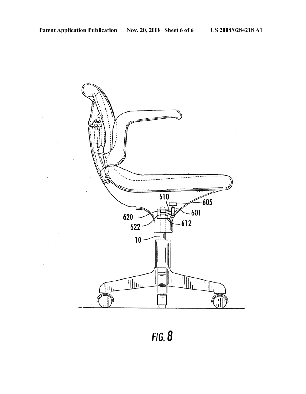 Delayed Gas Spring Chair - diagram, schematic, and image 07