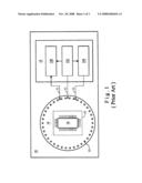 Test interface with a mixed signal processing device diagram and image