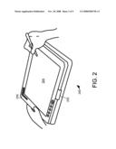 PROXIMITY SENSOR AND METHOD FOR INDICATING A DISPLAY ORIENTATION CHANGE diagram and image