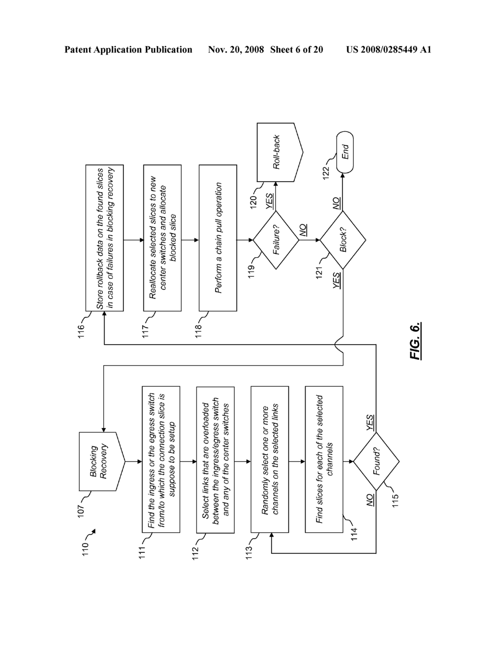 SYSTEMS AND METHODS FOR PROGRAMMING CONNECTIONS THROUGH A MULTI-STAGE SWITCH FABRIC WITH BLOCKING RECOVERY, BACKGROUND REBALANCING, AND ROLLBACK - diagram, schematic, and image 07