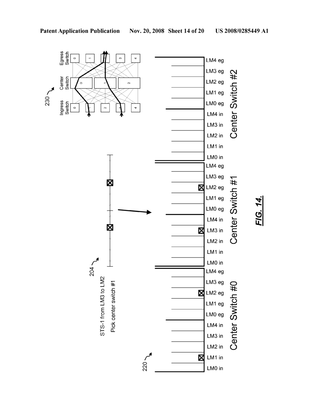 SYSTEMS AND METHODS FOR PROGRAMMING CONNECTIONS THROUGH A MULTI-STAGE SWITCH FABRIC WITH BLOCKING RECOVERY, BACKGROUND REBALANCING, AND ROLLBACK - diagram, schematic, and image 15