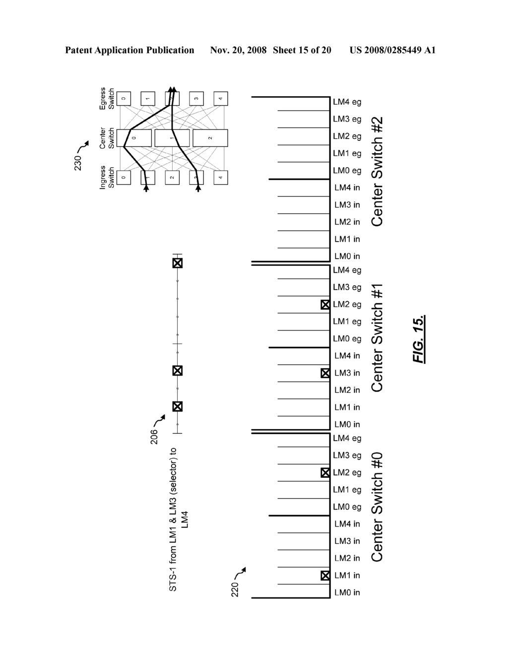 SYSTEMS AND METHODS FOR PROGRAMMING CONNECTIONS THROUGH A MULTI-STAGE SWITCH FABRIC WITH BLOCKING RECOVERY, BACKGROUND REBALANCING, AND ROLLBACK - diagram, schematic, and image 16