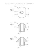 Earpiece for a hearing device with bayonet fitting diagram and image