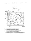 Image pickup device, face detection method, and computer-readable recording medium diagram and image