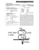 Membrane-anchored beta2 microglobulincovalently linked to MHC class I peptide epitopes diagram and image