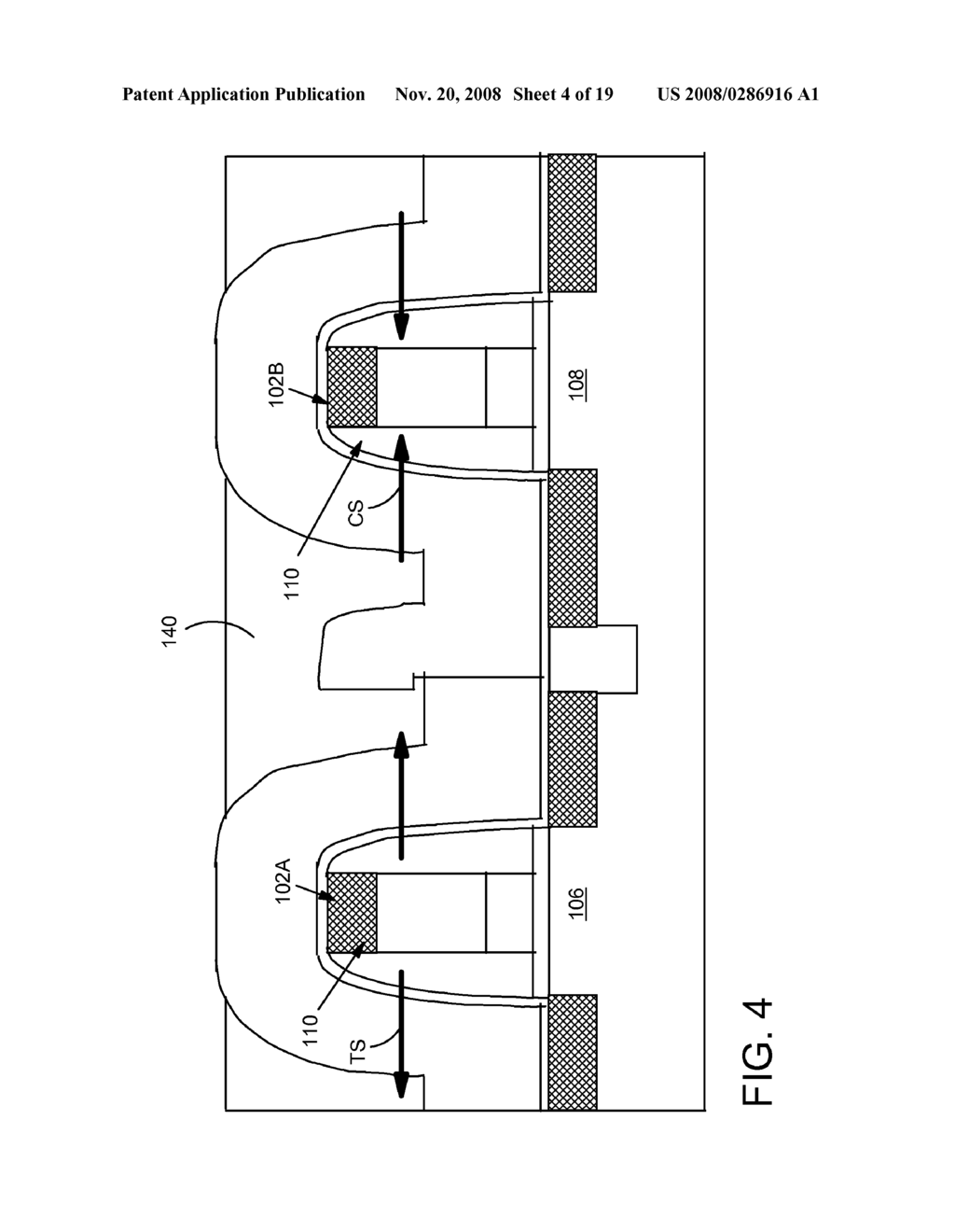 METHODS OF STRESSING TRANSISTOR CHANNEL WITH REPLACED GATE - diagram, schematic, and image 05