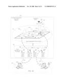 Distributed network architecture for introducing dynamic content into a synthetic environment diagram and image