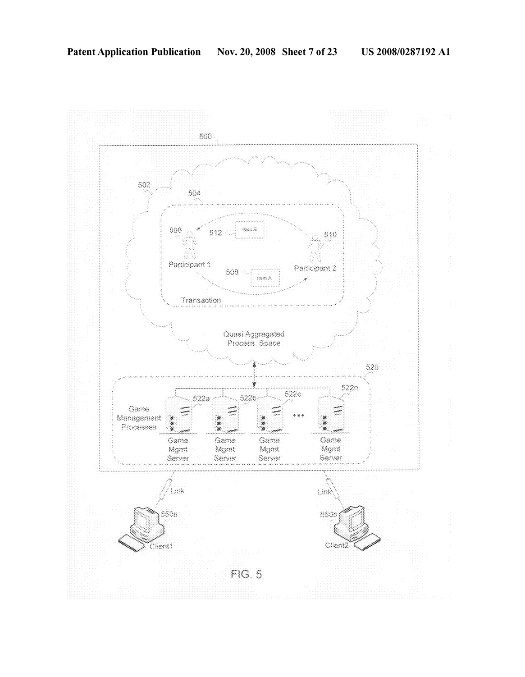 Distributed network architecture for introducing dynamic content into a synthetic environment - diagram, schematic, and image 08