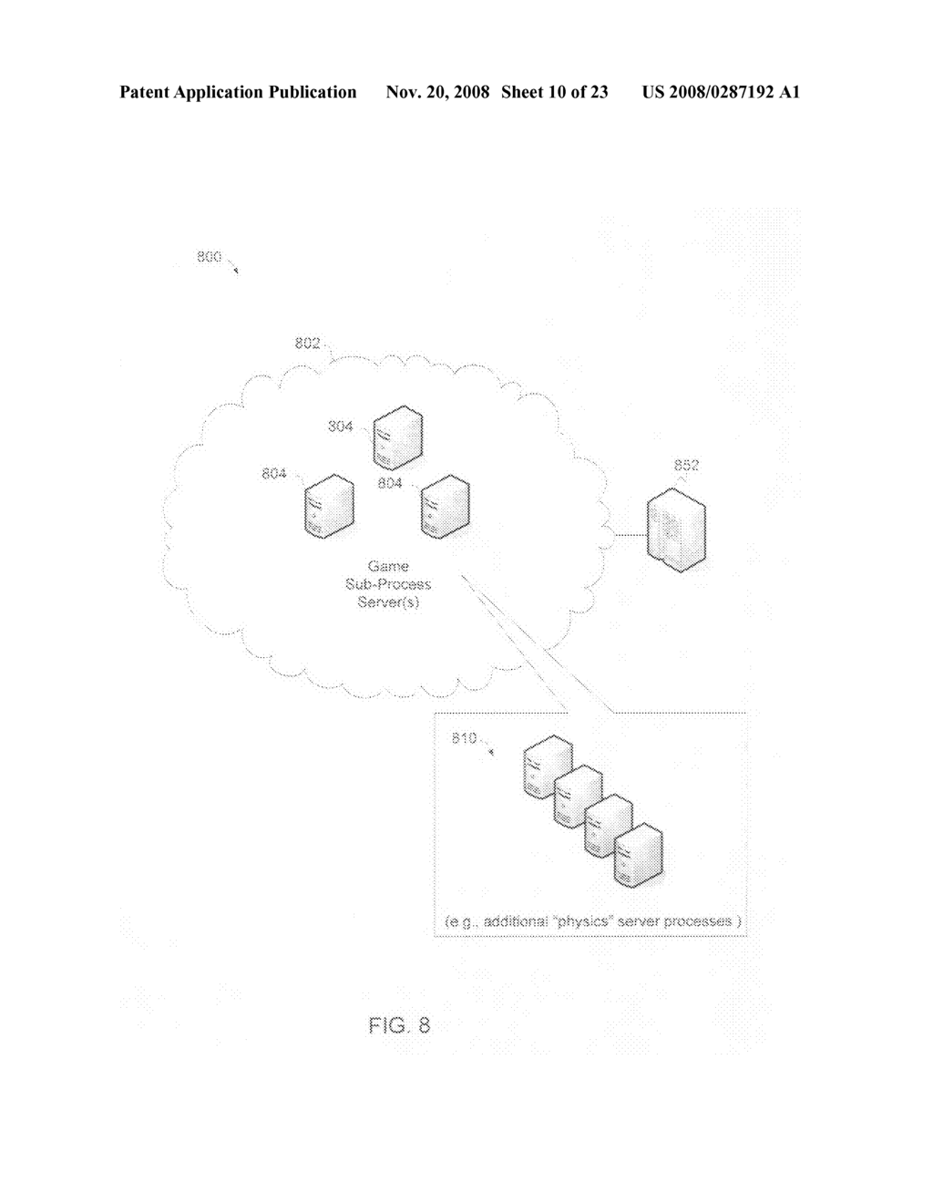 Distributed network architecture for introducing dynamic content into a synthetic environment - diagram, schematic, and image 11