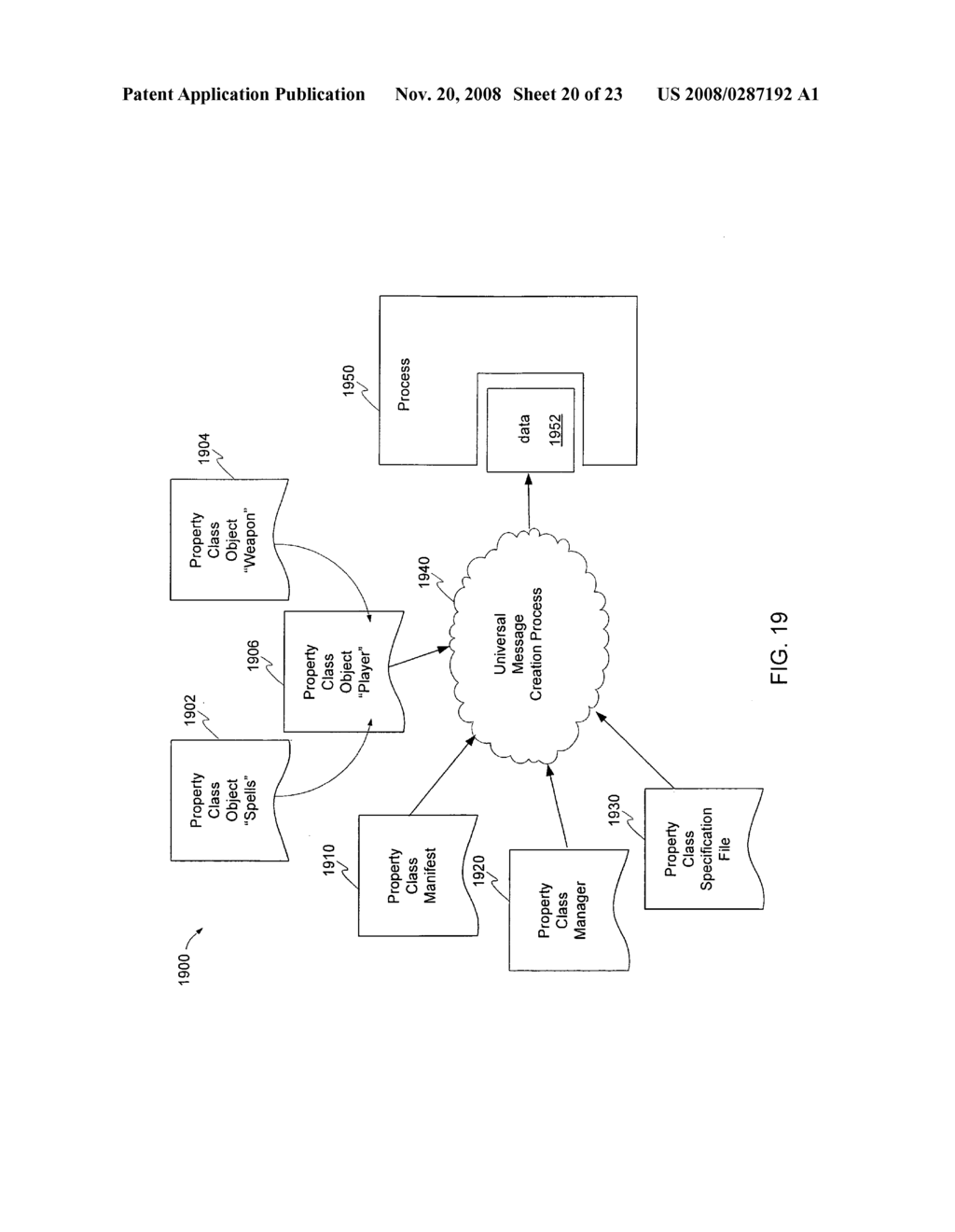 Distributed network architecture for introducing dynamic content into a synthetic environment - diagram, schematic, and image 21