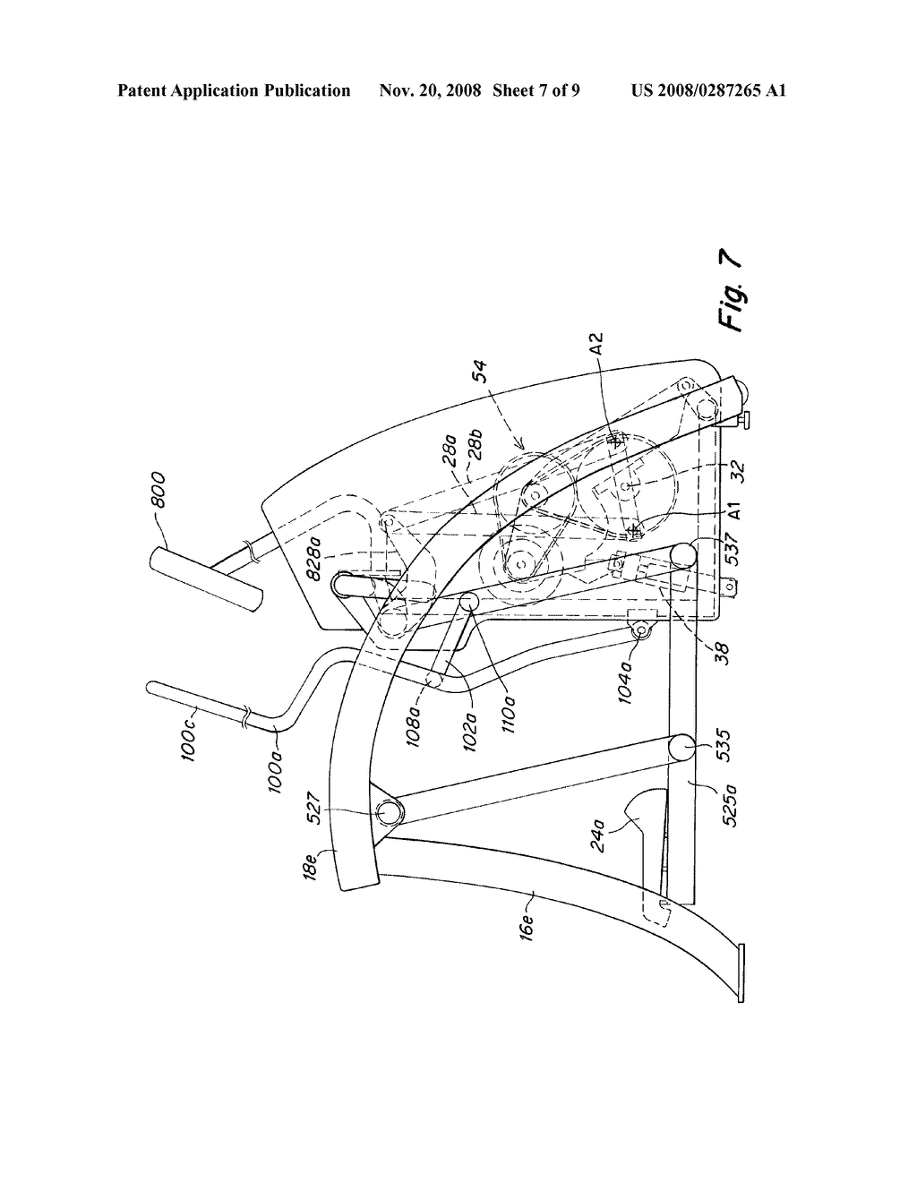 VERTICAL ARC EXERCISE MACHINE - diagram, schematic, and image 08