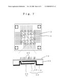 Reactive chips and methods for detecting bindings of target substances utilizing the chips diagram and image