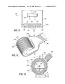 TREATMENT APPARATUS AND METHODS FOR INDUCING MICROBURN PATTERNS IN TISSUE diagram and image