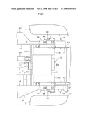 Lawn Mower With Grass Striping Mechanism diagram and image