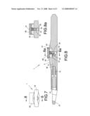 Adjusting device for a hand-held tool diagram and image