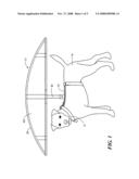 Device for shielding an animal diagram and image