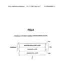 Flexible printed wiring board, multilayered flexible printed wiring board, and mobile telephone terminal employing multilayered flexible printed wiring board diagram and image