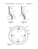 BICYCLE SPROCKET ASSEMBLY WITH CHAIN PROTECTOR diagram and image