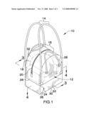 Ball storage bag diagram and image