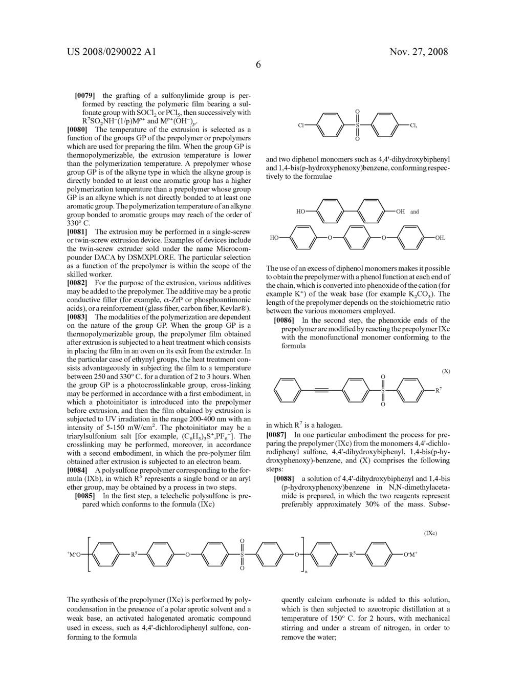 Crosslinked Polymer Film Bearing Ionic Groupings - diagram, schematic, and image 22