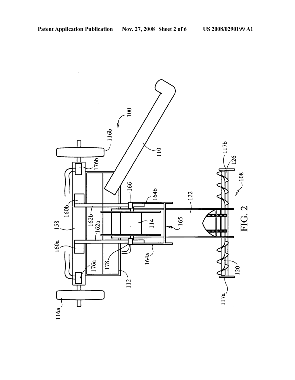 Apparatus for automatically unloading agricultural material from a storage bag - diagram, schematic, and image 03