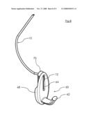 Locking wall hanger diagram and image