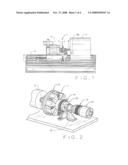 TEST STAND WITH JOINTED DRIVE SHAFT diagram and image