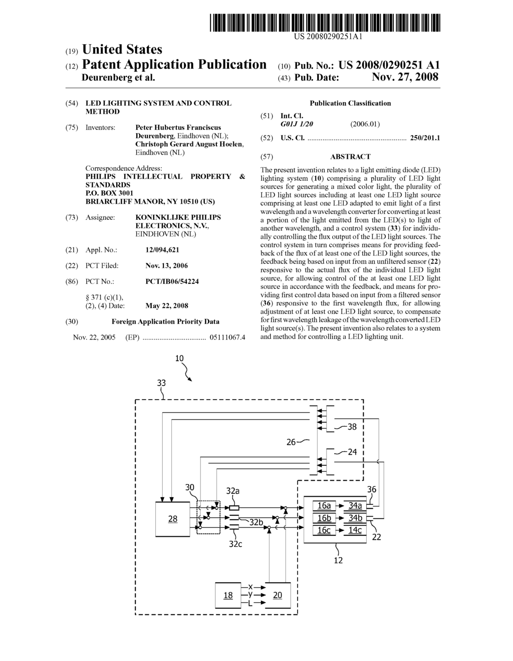 Led Lighting System and Control Method - diagram, schematic, and image 01