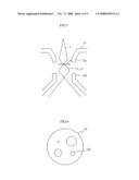 Electron beam device diagram and image