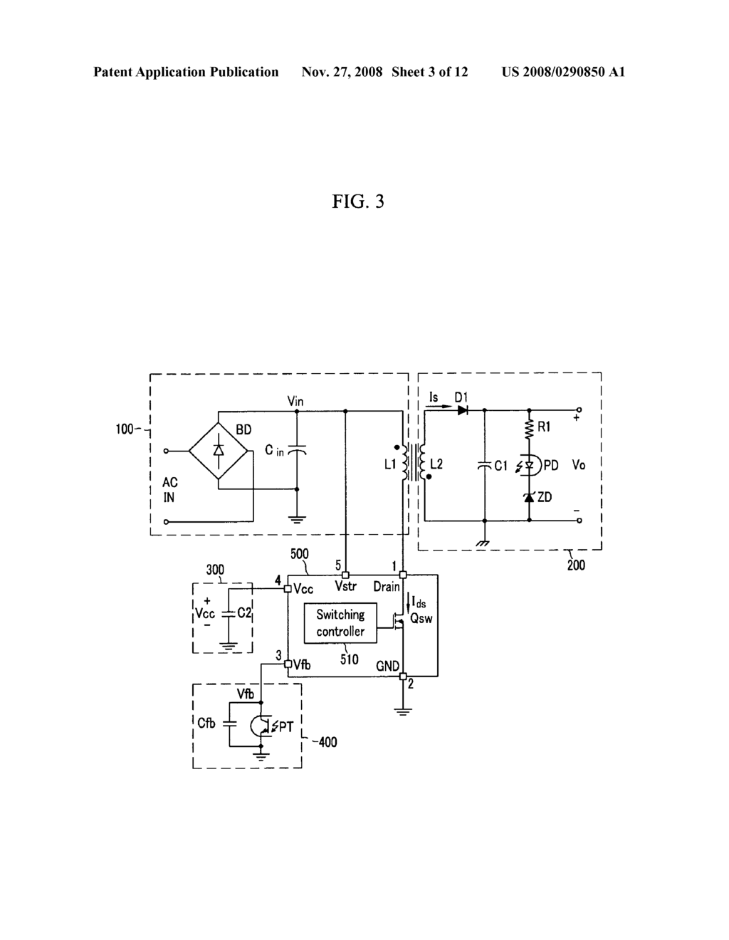 Switch control device, switch control method, and converter using the same - diagram, schematic, and image 04