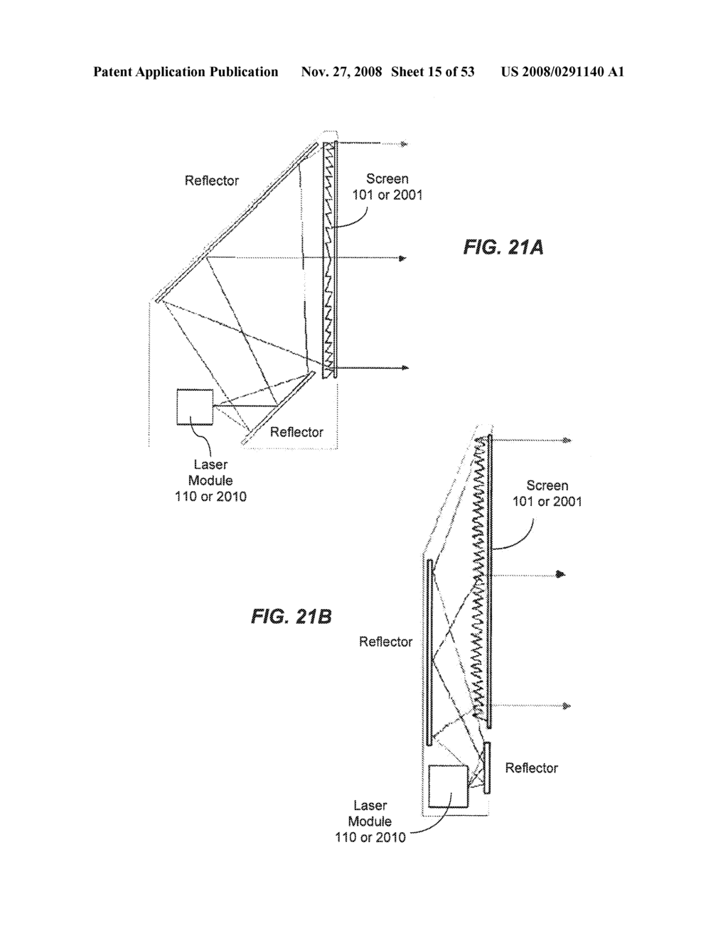 Display Systems Having Screens with Optical Fluorescent Materials - diagram, schematic, and image 16