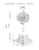 PROJECTION LENS DEVICE AND PROJECTION DISPLAY APPARATUS USING THE SAME diagram and image