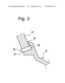 Projection lens unit having reflection mirror in projection lens system and method of and equipment for fixing reflection mirror diagram and image