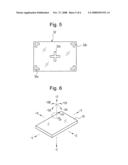 Projection lens unit having reflection mirror in projection lens system and method of and equipment for fixing reflection mirror diagram and image