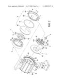 LED LAMP WITH A PERFORATED COVER PLATE diagram and image