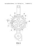 LED LAMP WITH A PERFORATED COVER PLATE diagram and image