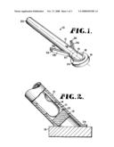 Applicator for coloring antiseptic diagram and image