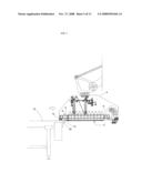 Process and Apparatus for Picking Up, Transferring and Depositing a Whole Layer of Products to Be Palletized diagram and image