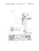 Process and Apparatus for Picking Up, Transferring and Depositing a Whole Layer of Products to Be Palletized diagram and image