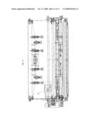 Process and Apparatus for Picking Up, Transferring and Depositing a Whole Layer of Products to Be Palletized diagram and image