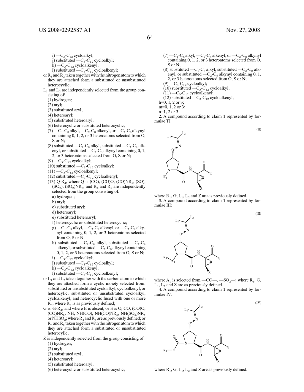OXIMYL DIPEPTIDE HEPATITIS C PROTEASE INHIBITORS - diagram, schematic, and image 65