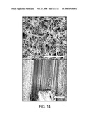 Electrically and thermally conductive carbon nanotube or nanofiber array dry adhesive diagram and image