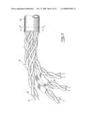 WIRE LEAD GUIDE AND METHOD FOR TERMINATING A COMMUNICATIONS CABLE diagram and image