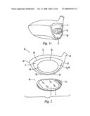 METAL WOOD CLUB WITH IMPROVED HITTING FACE diagram and image