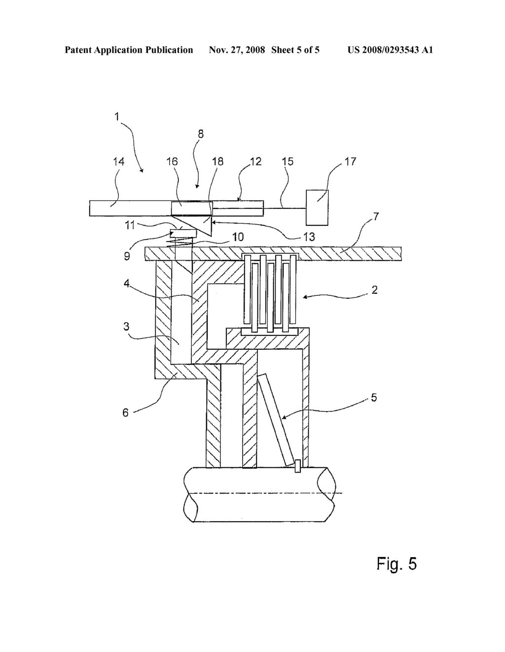 DEVICE FOR OPERATING A SHIFTING ELEMENT OF A DRIVE MECHANISM - diagram, schematic, and image 06