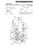 Foldable aquatic stepper diagram and image