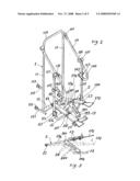 Foldable aquatic stepper diagram and image